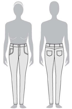 best jeans for inverted triangle
