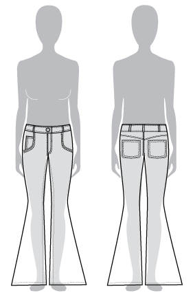 Jeans Advice for Lean Column Body Shape | Joy of Clothes